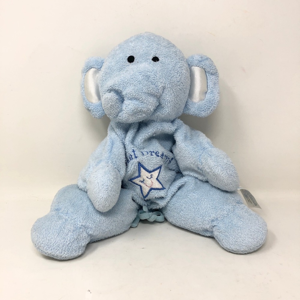 Kids Preferred Blue Star Elephant Plush Sweet Dreams Vintage 2003 Lovey - Picture 3 of 8